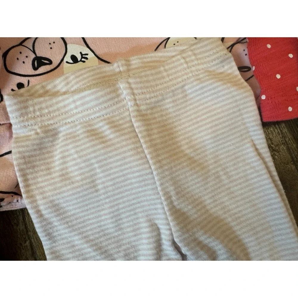 Baby Girl Outfits 3 Months Pants Long Sleeved Shirts Clothes Lot Dog Love You - Picture 10 of 12